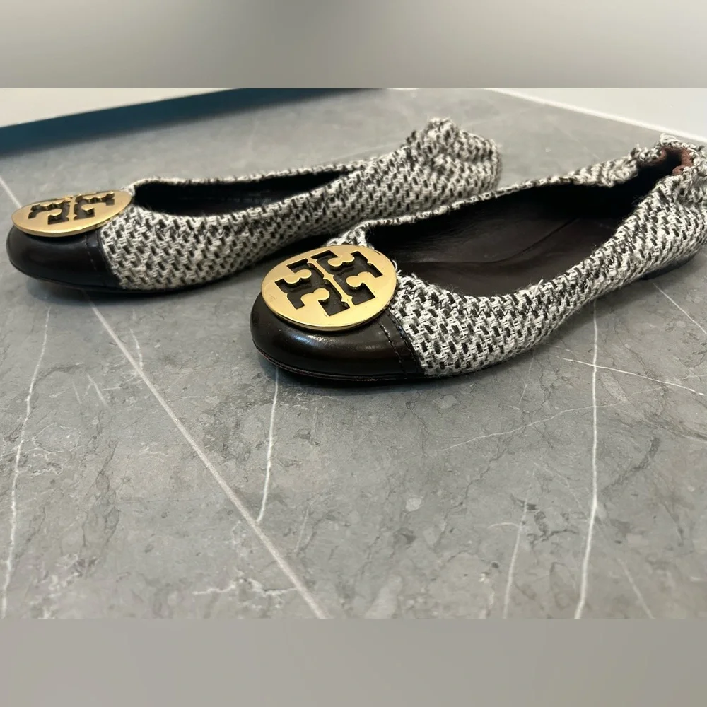 Tory Burch Tweed Ballet Flats